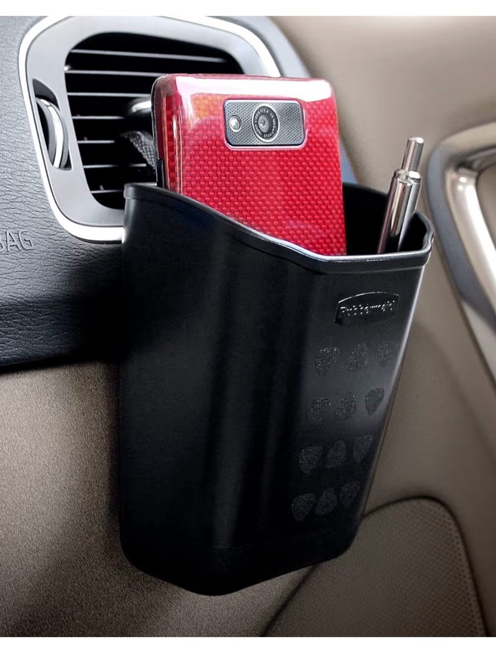 Rubbermaid Black Car Vent Catch-All Organizer